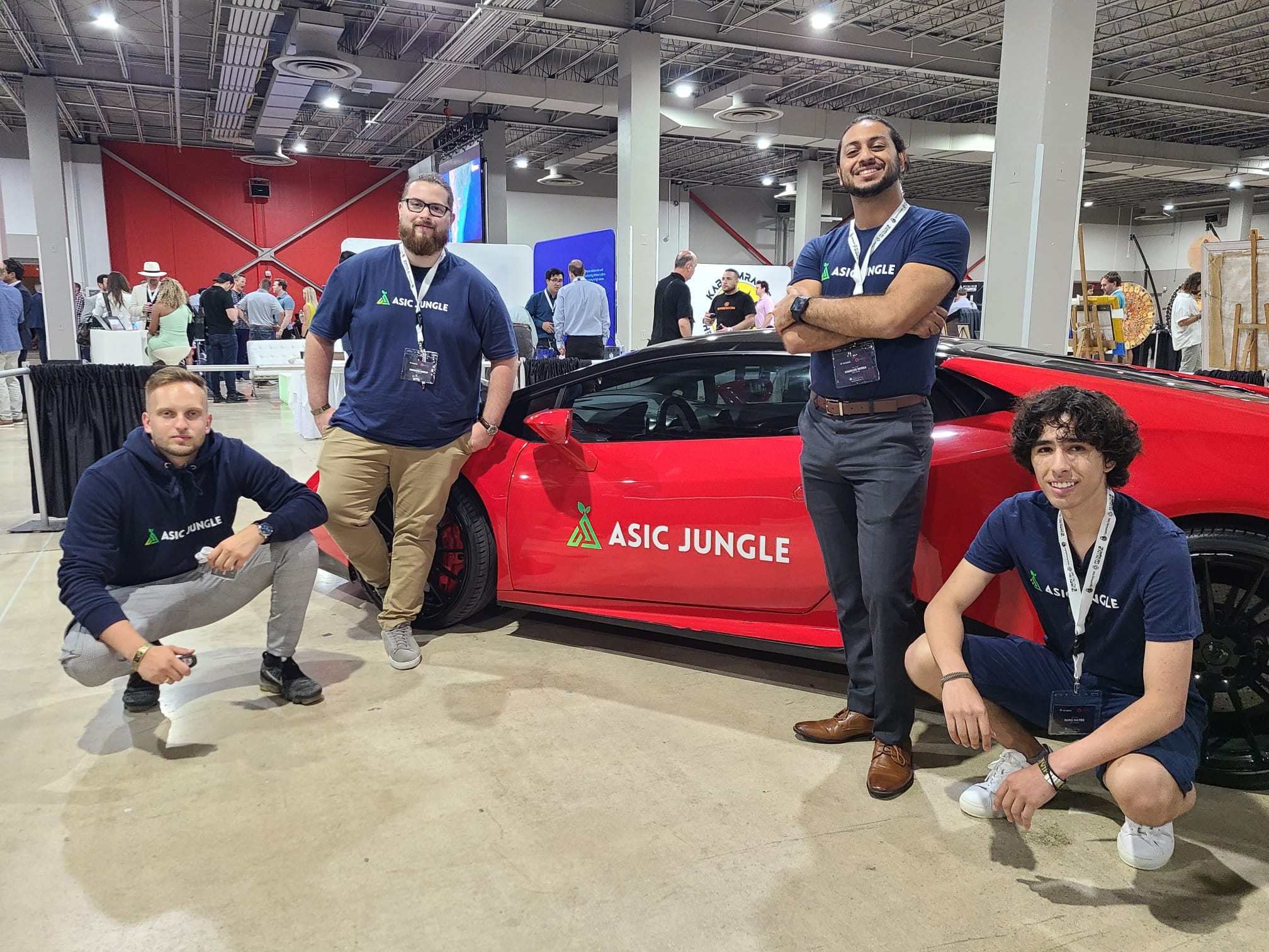 Mining Disrupt Asic Jungle Team with Lamborghini